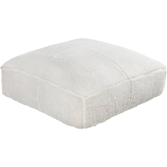 Luis Pillow - 32190 by Surya in cream. Made from front: 100% polyester, back: 100% cotton, fill: polyester, polyfill in a modern style.