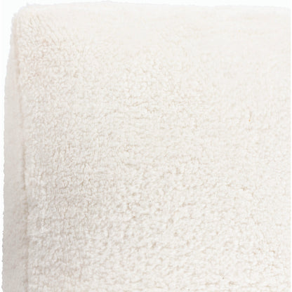 Luis Pillow - 32190 by Surya in cream. Made from front: 100% polyester, back: 100% cotton, fill: polyester, polyfill in a modern style.