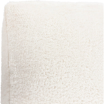 Luis Pillow - 32190 by Surya in cream. Made from front: 100% polyester, back: 100% cotton, fill: polyester, polyfill in a modern style.