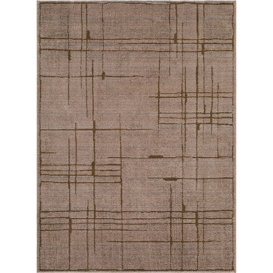 000 SI-2631261,SI-2631262,SI-2631263 | Primary Silo | La Luna LUU-2305 Rug by Livabliss in taupe, dark brown. Made from polypropylene, polyester in a unique style.