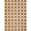 Light Brown, Off, White, Light Gray, Olive / 5'3" x 7'