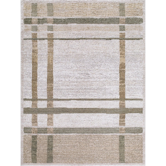 000 SI-2631273,SI-2631274,SI-2631275 | Primary Silo | La Luna LUU-2314 Rug by Livabliss in off-white, tan, light gray, olive, dark brown, taupe. Made from polypropylene, polyester in a unique style.