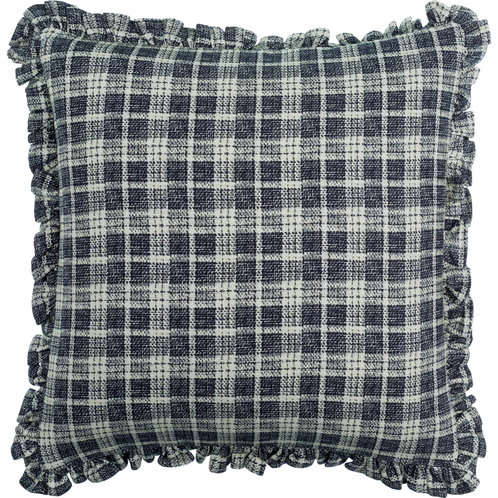 Louisville Pillow - 497700 by Surya in black. Made from front: 100% cotton, back: 100% cotton in a cottage & farmhouse style.