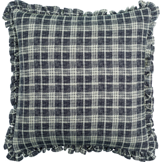 Louisville Pillow - 497700 by Surya in black. Made from front: 100% cotton, back: 100% cotton in a cottage & farmhouse style.
