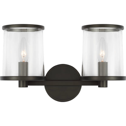 Reynolds Medium Vanity by Visual Comfort & Co.. Made from steel in a cottage & farmhouse style.