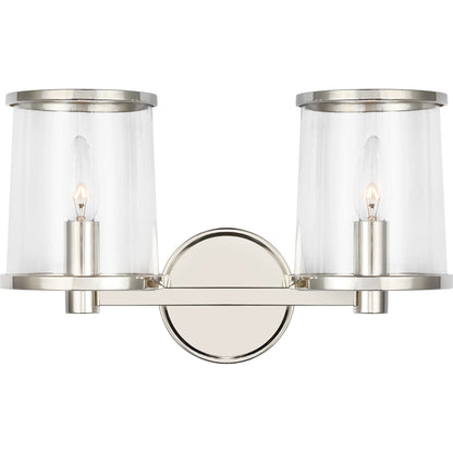 Reynolds Medium Vanity by Visual Comfort & Co.. Made from steel in a cottage & farmhouse style.