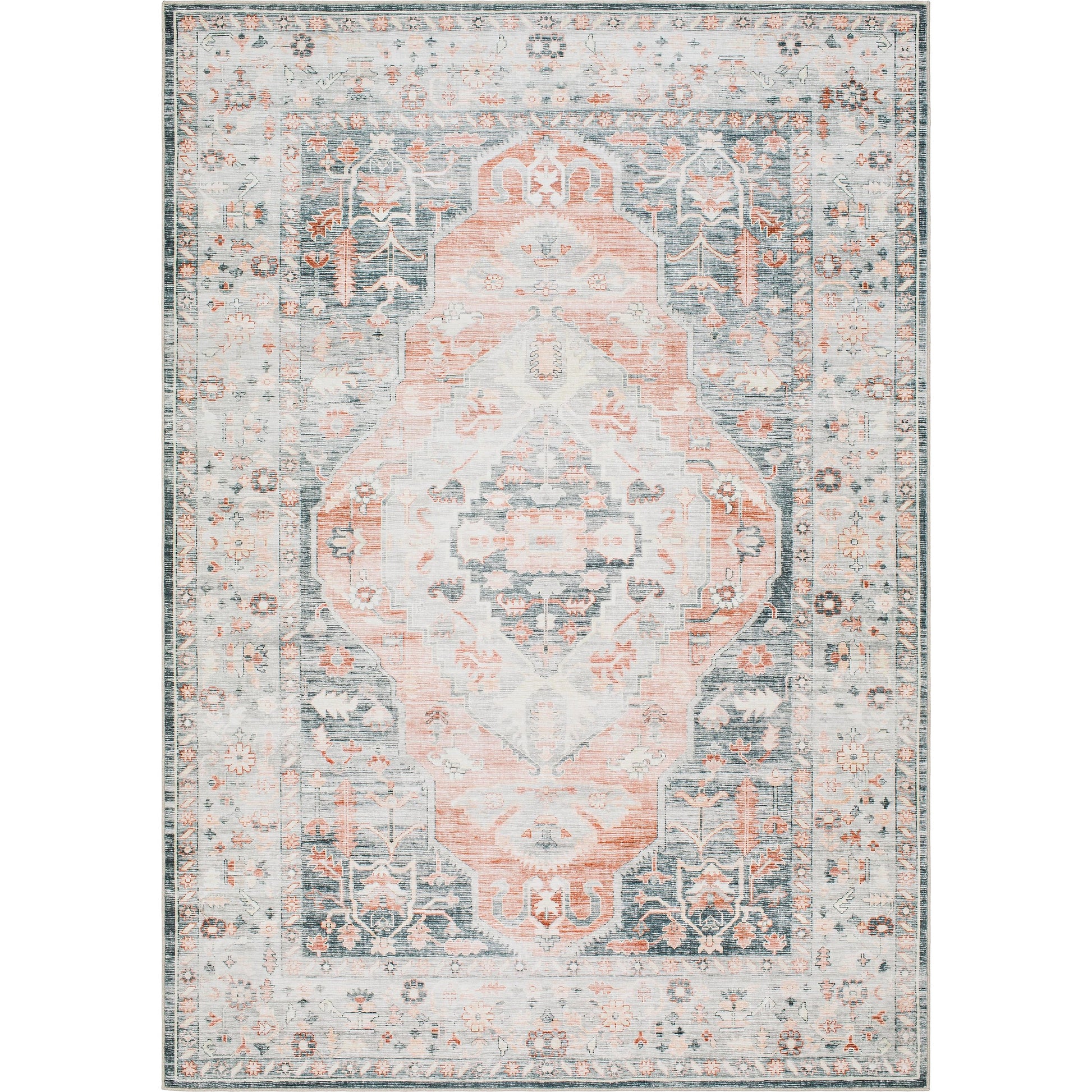 Lavable Rug - 499182 by Livabliss in light grey, warm grey, sterling grey, pewter. Made from face: 100% polyester in a unique style.