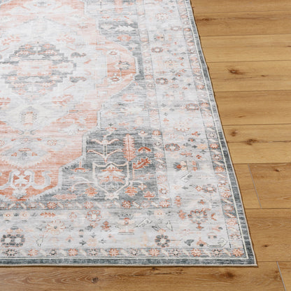 Lavable Rug - 499182 by Livabliss in light grey, warm grey, sterling grey, pewter. Made from face: 100% polyester in a unique style.