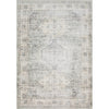 Ivory, Charcoal, Slate Gray, Taupe, Misty Blue / 2' x 2'11"