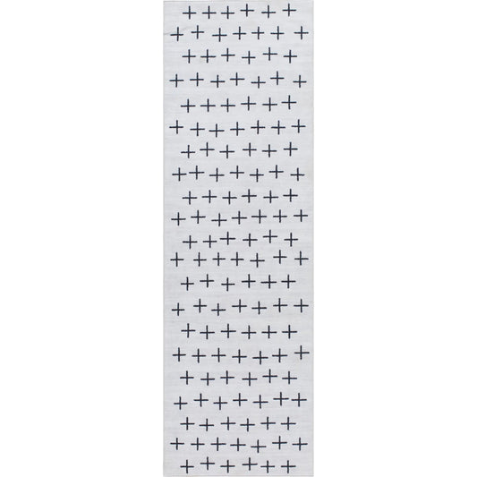 001 SI-2054104 | Primary Silo | Lavable Rug - 500660 by Livabliss in off-white. Made from face: 100% polyester in a unique style.