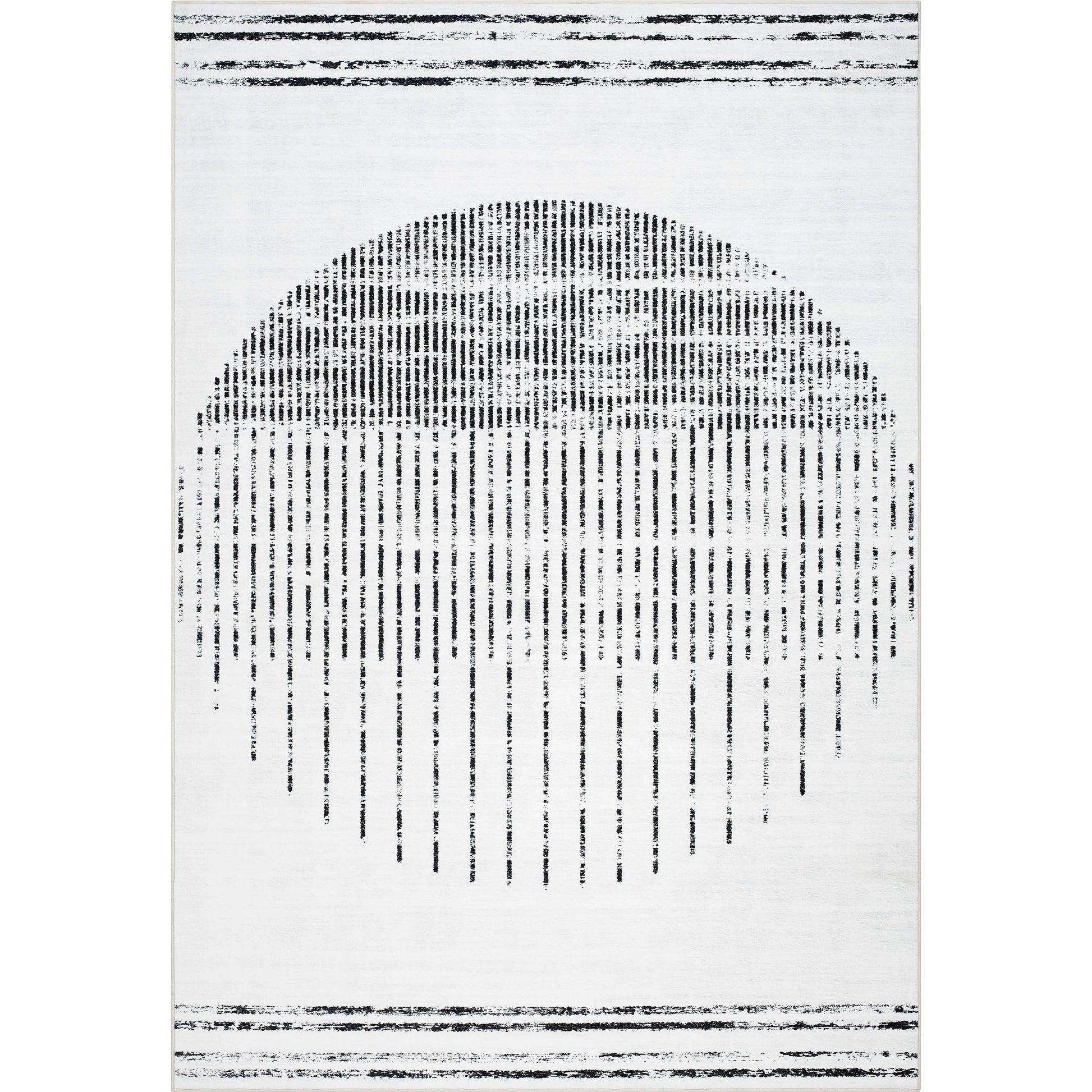 Lavable Rug - 500678 by Livabliss in white, silver. Made from polyester in a unique style.