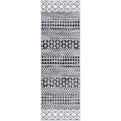 Lavable Rug - 500705 by Livabliss in white, nickel, onyx, light silver, metallic - silver, slate. Made from polyester in a unique style.
