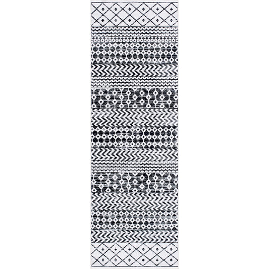 Lavable Rug - 500705 by Livabliss in ivory, charcoal, slate. Made from polyester in a unique style.