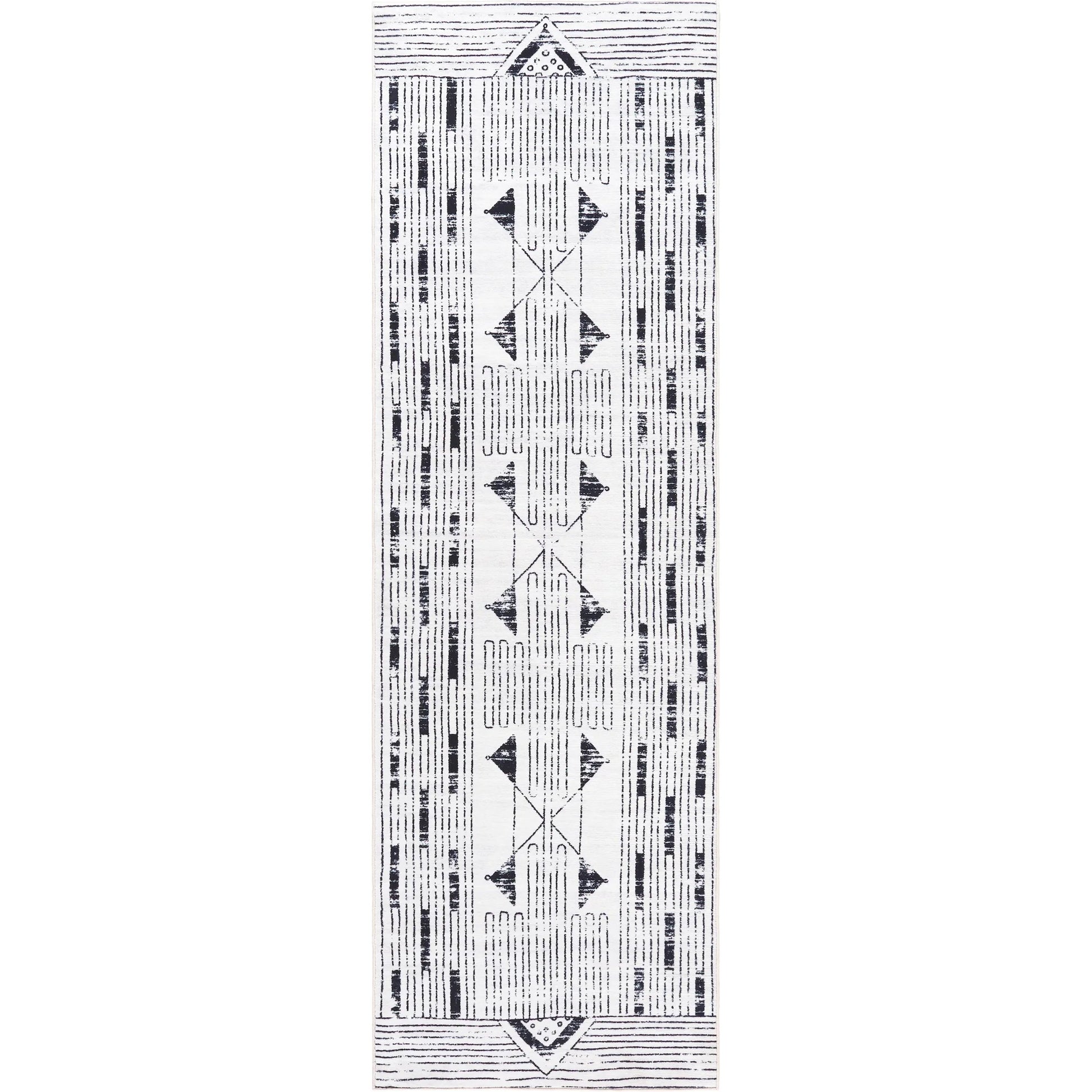 Lavable Rug - 500732 by Livabliss in white, light silver, nickel. Made from polyester in a unique style.