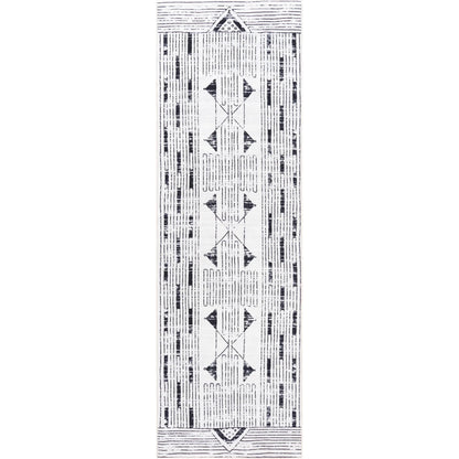 Lavable Rug - 500732 by Livabliss in white, light silver, nickel. Made from polyester in a unique style.