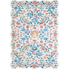 Coral, Sky Blue, Sage, Peach, Ivory / 2' x 2'11"