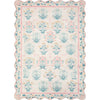 Blush, Mint, Gold, Coral, Ivory / 2' x 2'11"