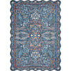 Slate Blue, Coral, Sage, Ivory, Midnight Blue / 2' x 2'11"