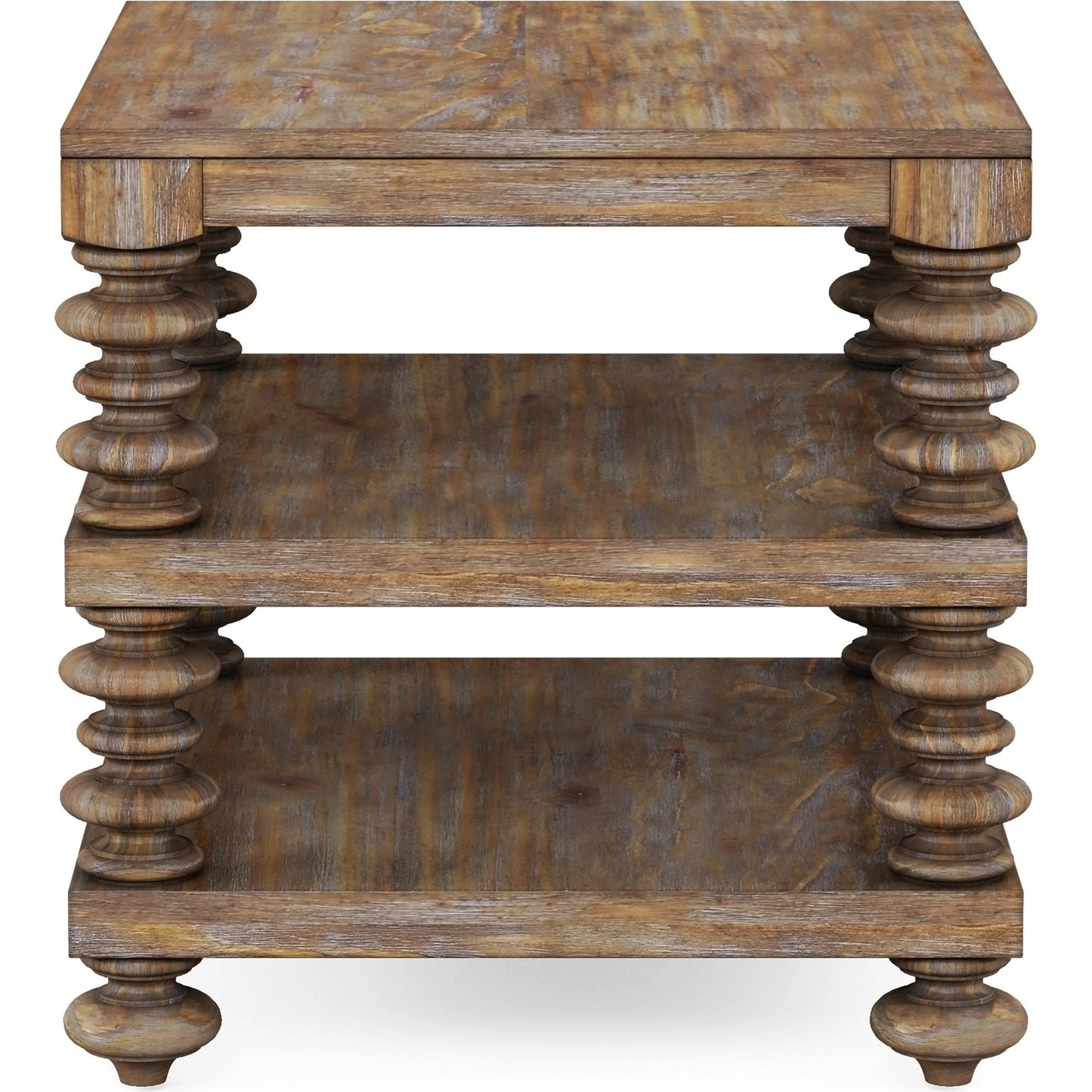 002 SI-2064901 | Additional Silo | Architrave End Table by A.R.T. Furniture in almond. Made from pine solids and veneer in a traditional style.