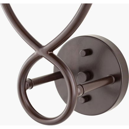 Livi Wall Sconce - 25190 by Surya in white, metallic bronze, clear and paintedpowder coatedtranslucent. Made from linen, polyester, glass, metal in a modern style.