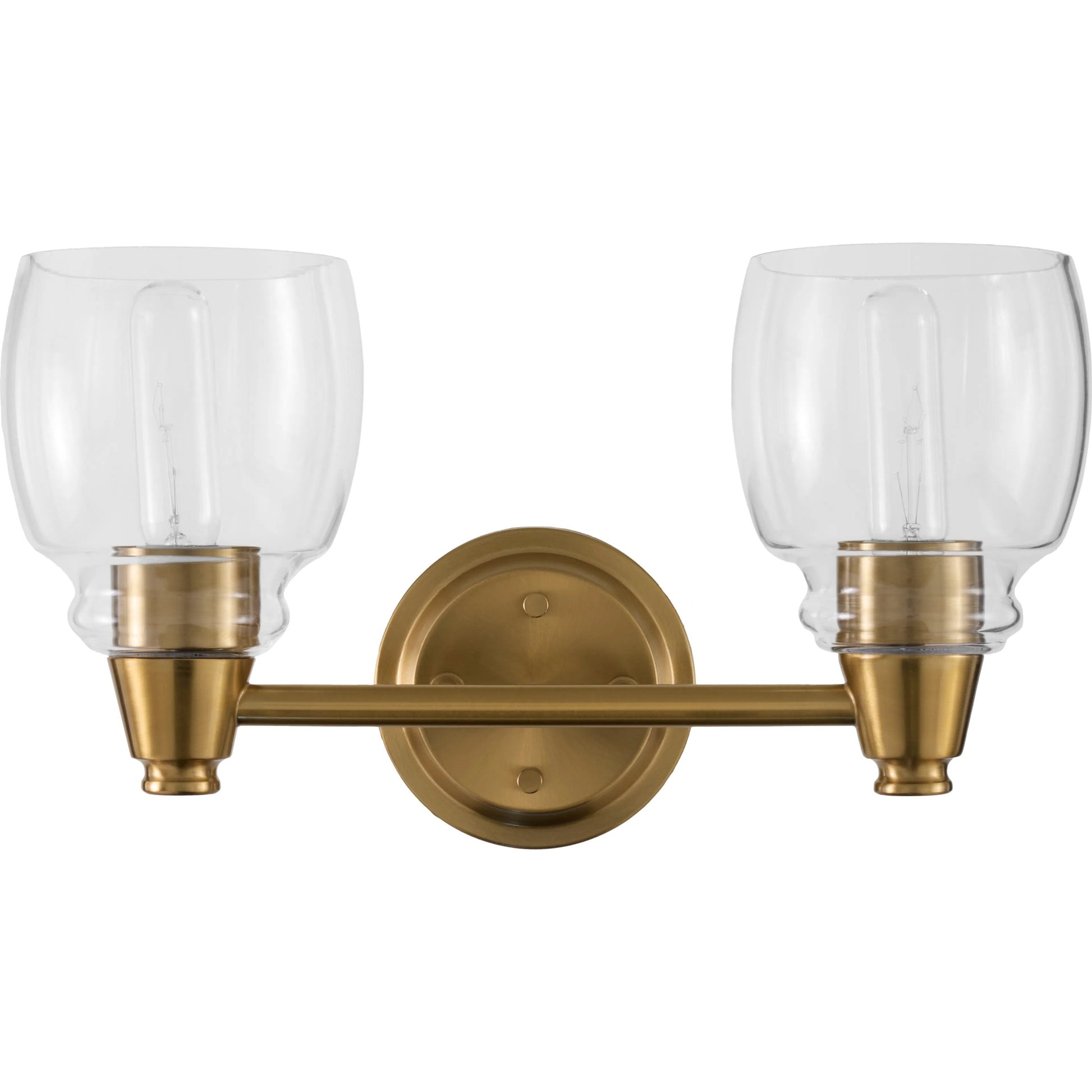 Levene Industrial Rustic Wall Sconce by Livabliss in fixture: gold; shade: clear; cord: white and paintedpaintedmetallic. Made from iron, glass in a modern style.
