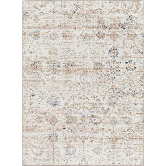 Lavadora Rug - 19725 by Livabliss in ivory, brown, slate, light blue, plum, tan. Made from face: 100% polyester, warp: 100% cotton in a unique style.