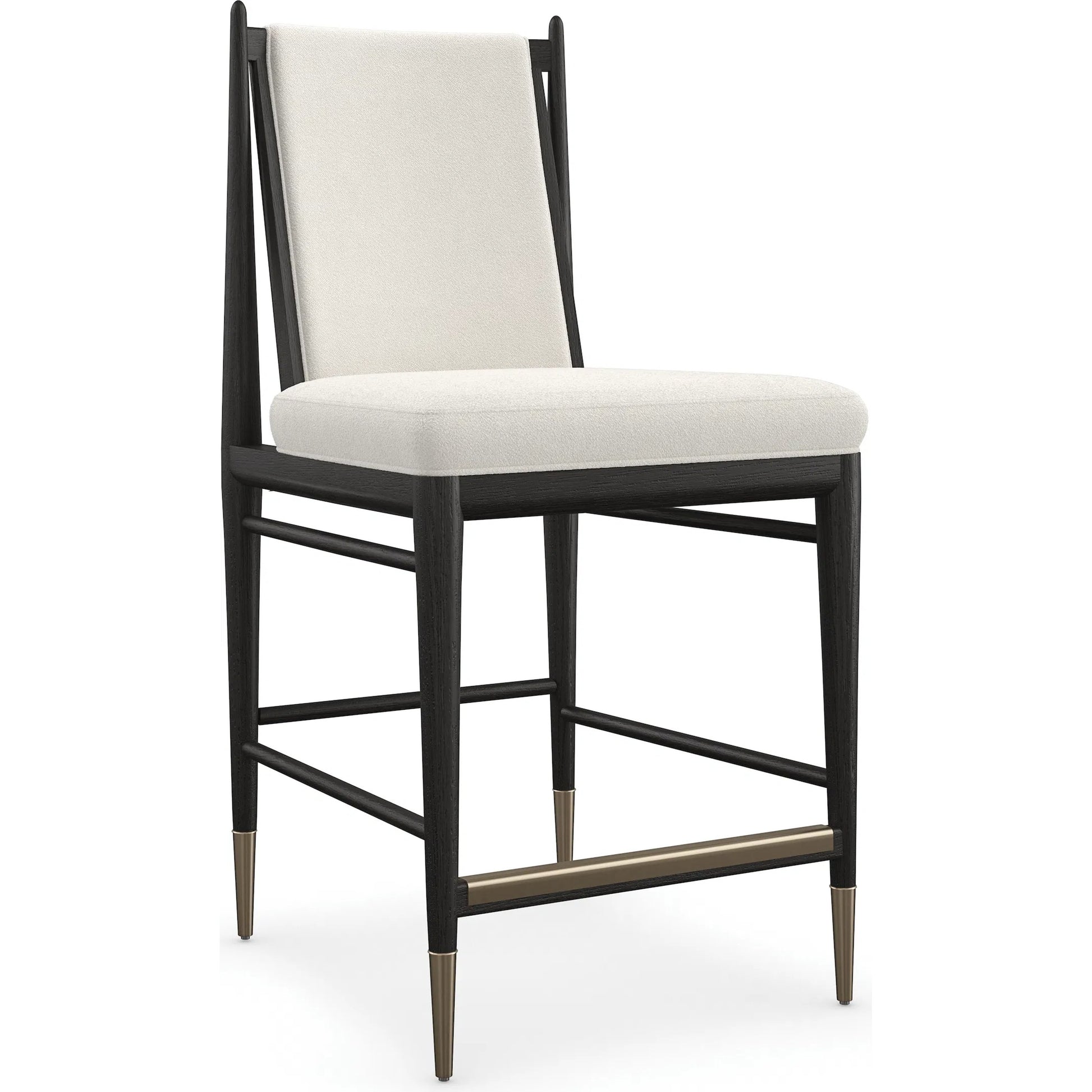 Unity Light Counter Stool by Caracole. Made from oak in a unique style.