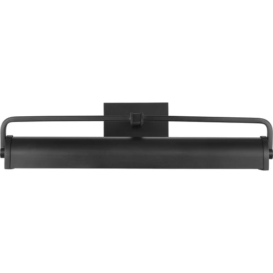 Leonard 19" Picture Light by Visual Comfort & Co. in aged iron. Made from steel in a unique style.
