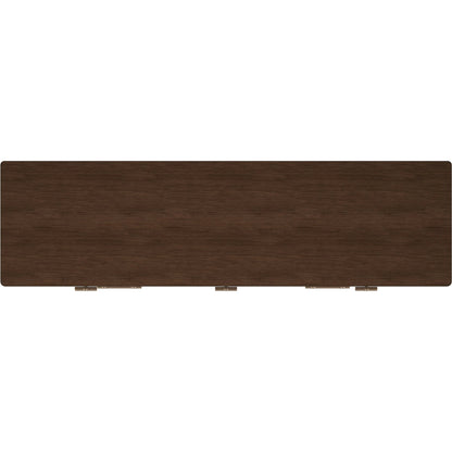 Verge Woven Dresser by A.R.T. Furniture in handcrated walnut. Made from poplar solids, flat cut walnut veneers in a traditional style.