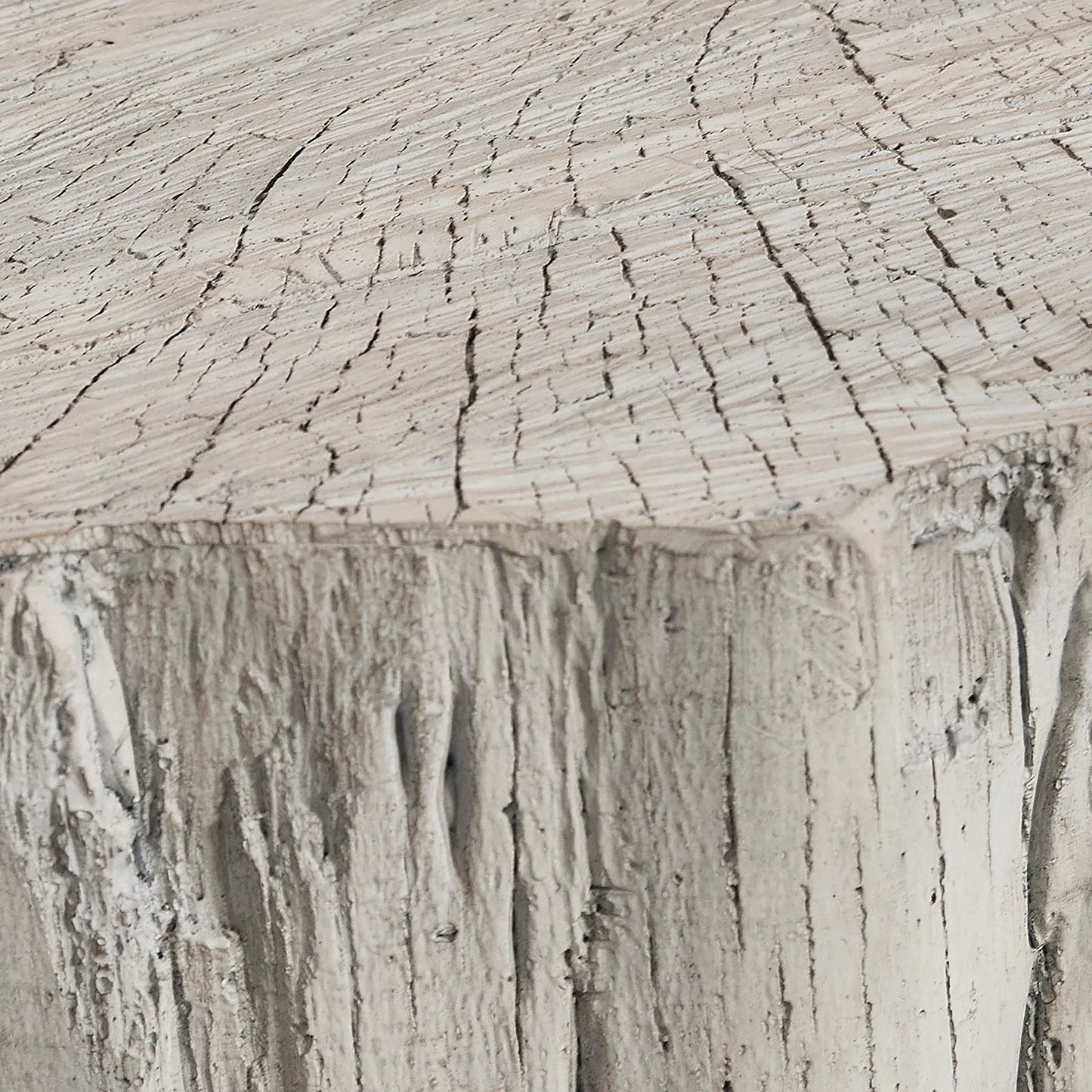 007 SI-2539265 | Closeup | Bois 20" Cocktail Table by Bernhardt in beige, tan. Made from resin in a unique style.