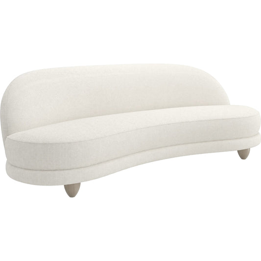 Tulum 90" Sofa by Caracole in sabbia. Made from ash, japanese sen in a unique style.