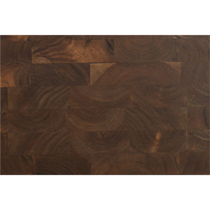 Eton Side Table by Moe's Home Collection in dark brown. Made from acacia wood in a traditional style.