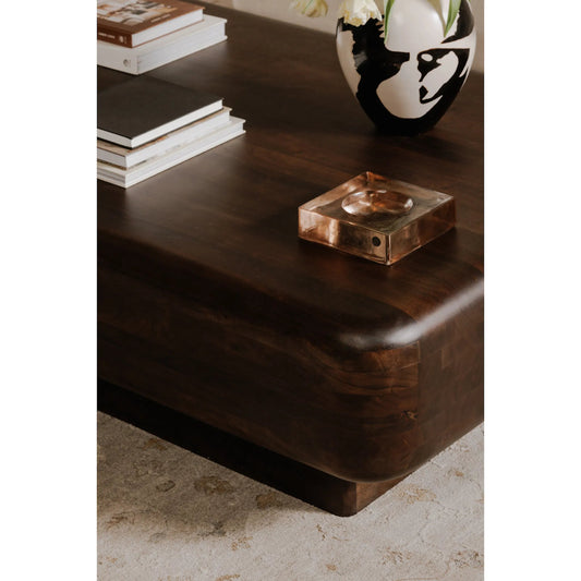 Eton Table by Moe's Home Collection in dark brown. Made from acacia wood in a traditional style.