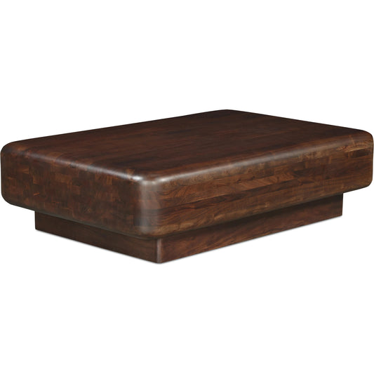 Eton Table by Moe's Home Collection in dark brown. Made from acacia wood in a unique style.