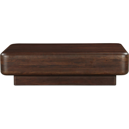 Eton Table by Moe's Home Collection in dark brown. Made from acacia wood in a traditional style.