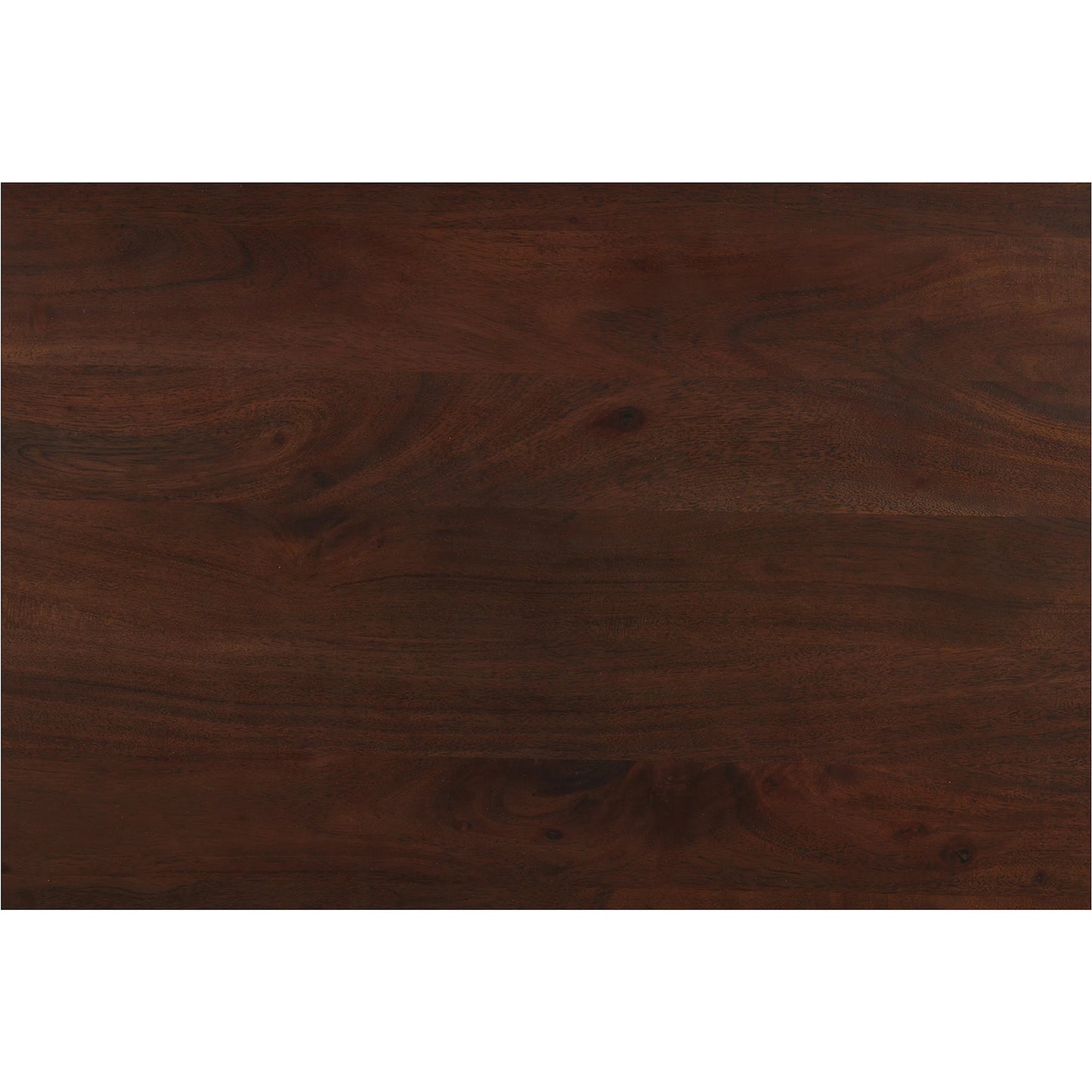 011 SI-2441379 | Closeup | Eton Table by Moe's Home Collection in dark brown. Made from acacia wood in a traditional style.
