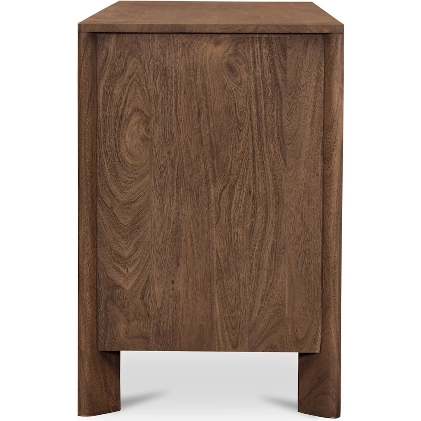 004 SI-2527883 | Additional Silo | Mabel 6 Drawer Dresser by Moe's Home Collection in dark brown. Made from entire structure, drawer front, solid acacia wood, drawer acacia veneer over mdf in a unique style.