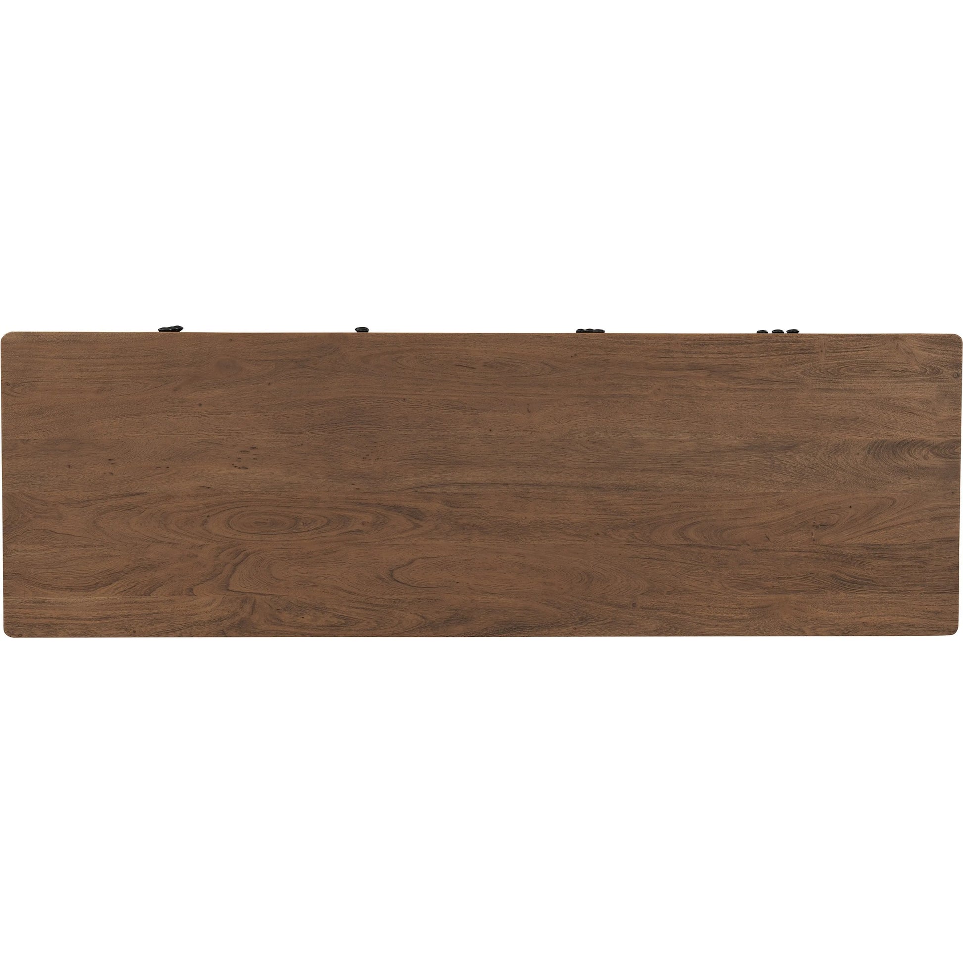 Mabel 6 Drawer Dresser by Moe's Home Collection in dark brown. Made from entire structure, drawer front, solid acacia wood, drawer acacia veneer over mdf in a unique style.