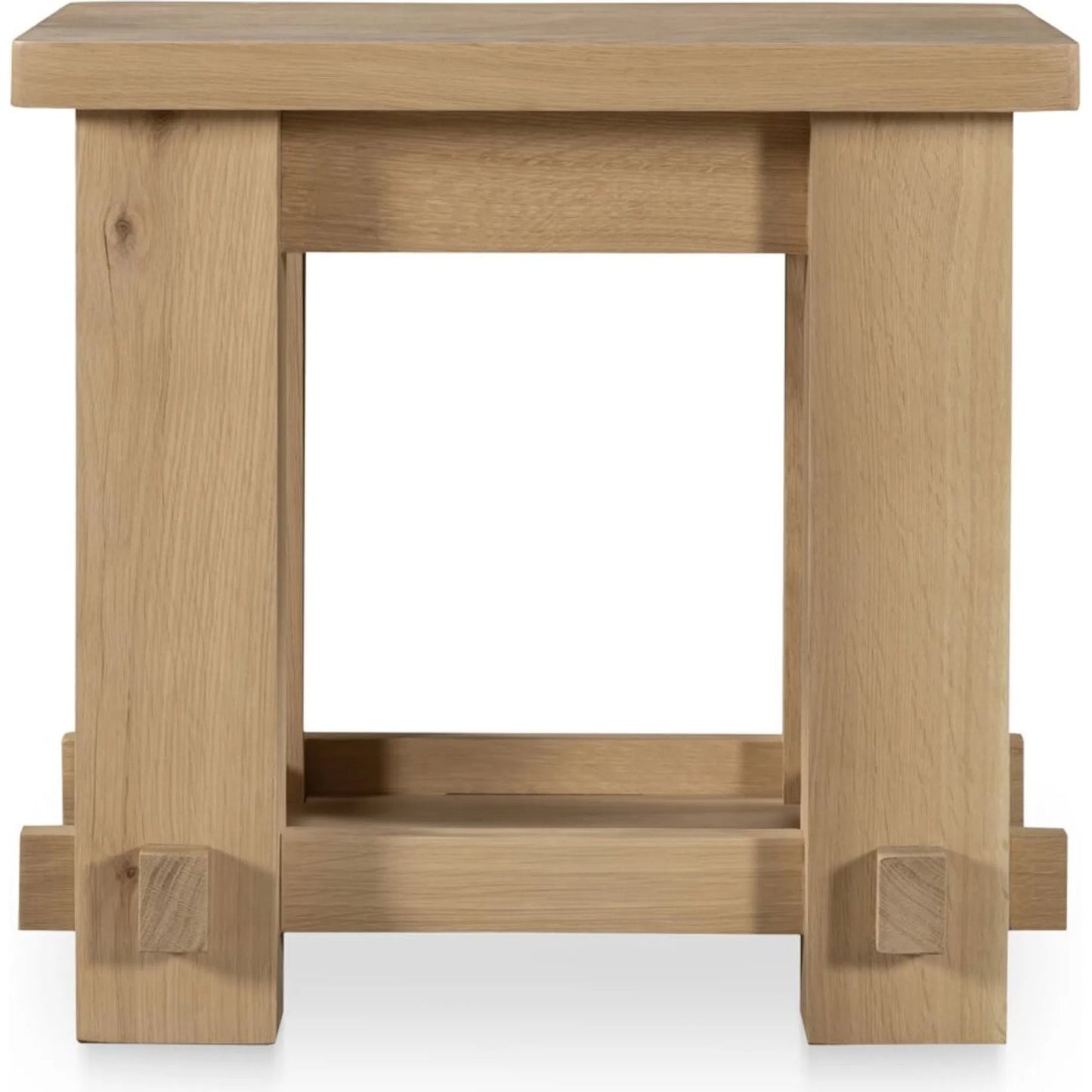 000 SI-2527888 | Additional Silo | Morey Side Table by Moe's Home Collection in natural. Made from solid oak, thick oak veneer over mdf top in a unique style.