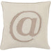 Linen Text Pillow - 6261 by Surya. Made from unique in a modern style.