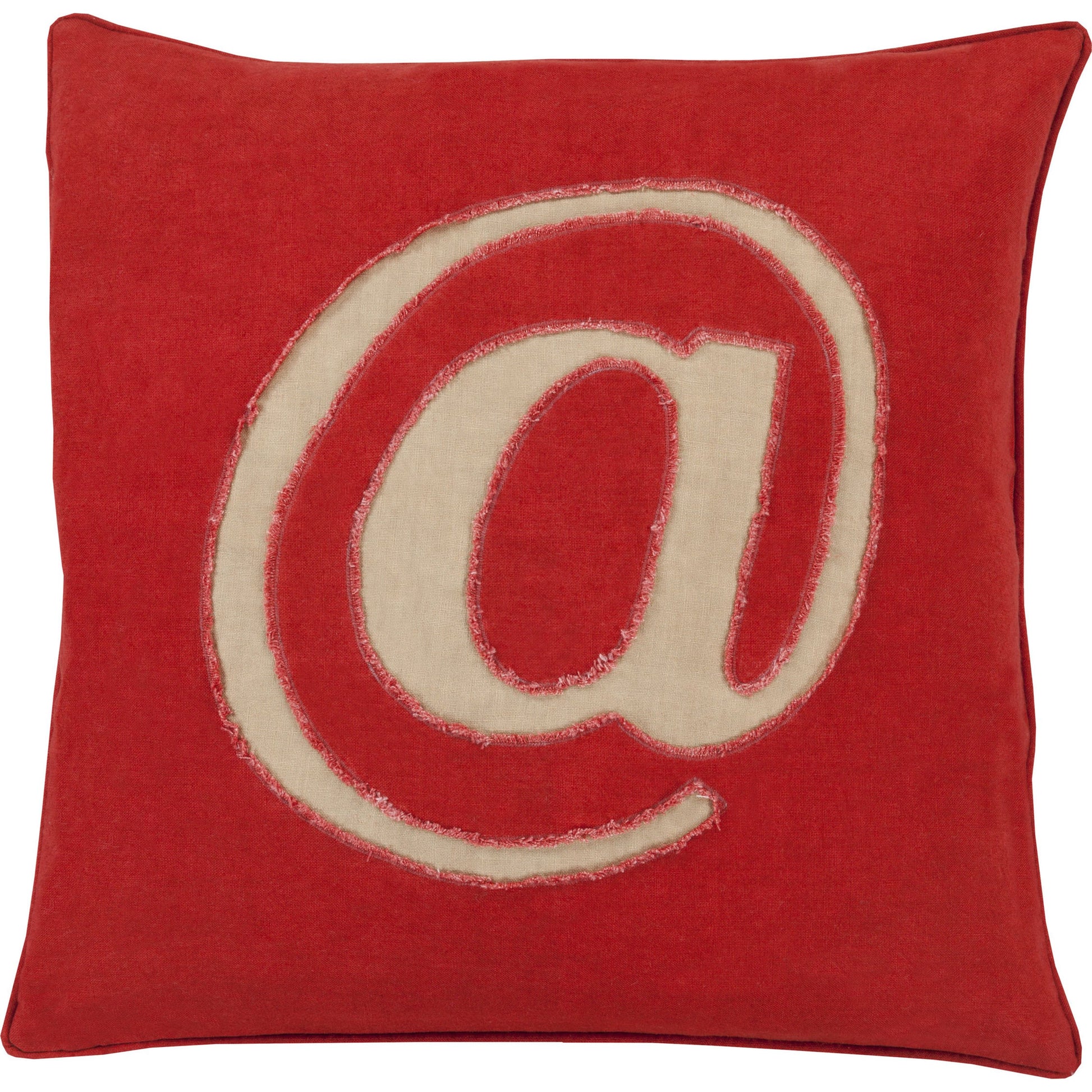 Linen Text Pillow - 6261 by Surya. Made from unique in a modern style.