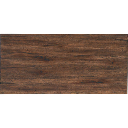 Big Sky 2-Drawer Bachelors Chest by Hooker Furniture. Made from pecky hickory veneers, cedar, metal, solid-wood edged top in a modern style.