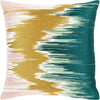 Ivory, Pale Pink, Mustard / Down Feather / 18" x 18"