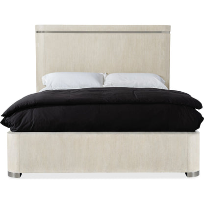 Modern Mood Panel Bed by Hooker Furniture. Made from oak veneers, metal in a modern style.