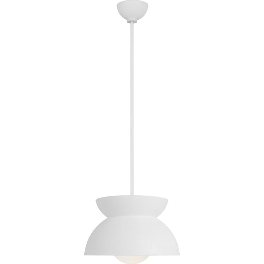 Beaunay Medium Pendant by Visual Comfort & Co. in cast plaster. Made from unique in a unique style.