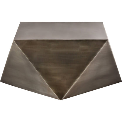 Dimitri Coffee Table by Pasargad Home. Made from iron in a modern style.