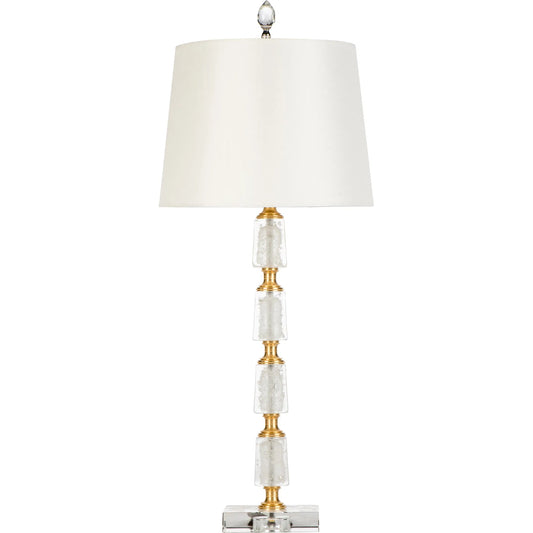 Eau Claire Lamp by Bradburn Home. Made from glass, brass in a unique style.
