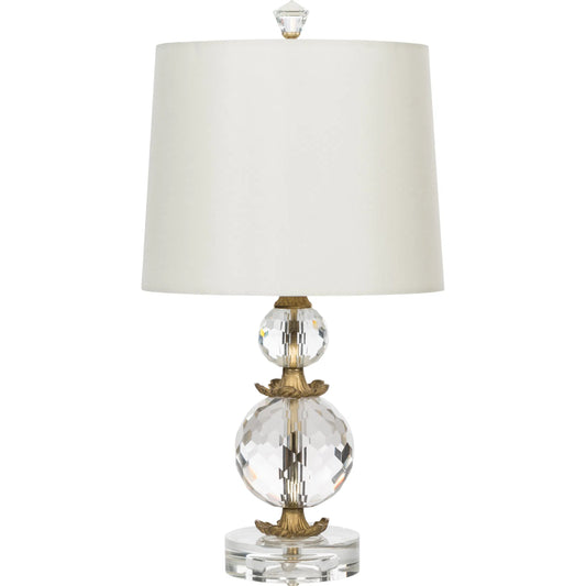 Noella Lamp by Bradburn Home. Made from crystal in a unique style.