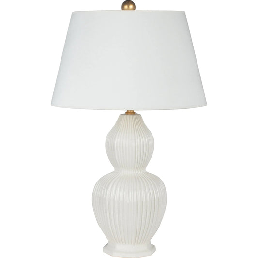 Paragon Blanc Lamp by Bradburn Home. Made from ceramic in a unique style.