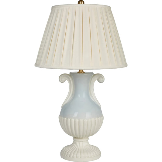 Worchester Blue Lamp by Bradburn Home. Made from ceramic in a unique style.